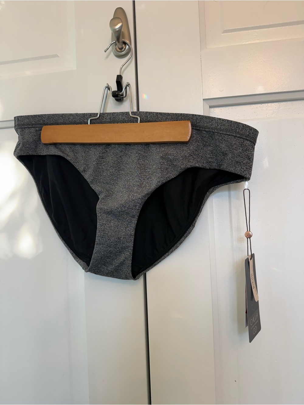 CALIA by Carrie Underwood Gray Bikini Bottoms- New with Tags